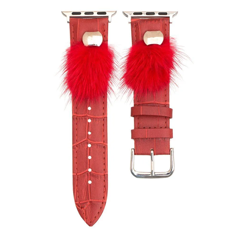 Ремінець для Apple Watch Fur 42/44/45/49 mm Колір Білий