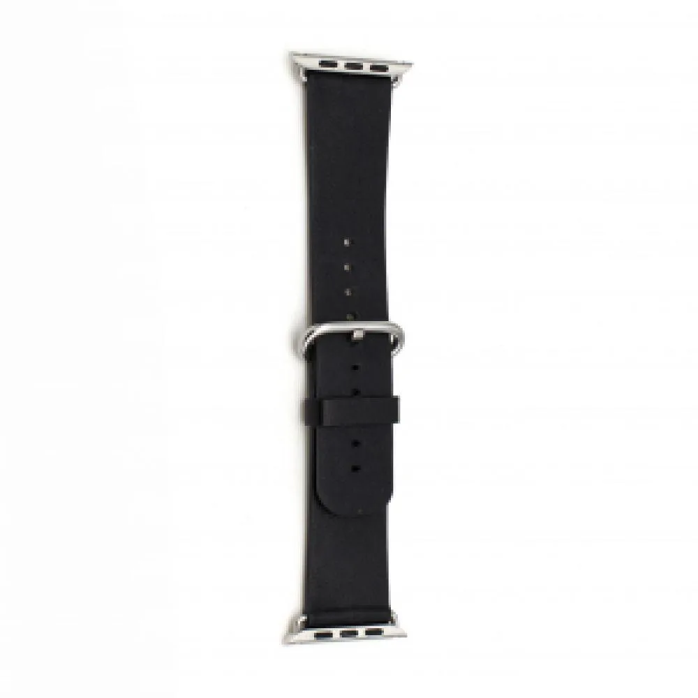 Ремінець для Apple Watch Band Classic Buckle Leather 38/40/41 mm Колір ЧЁРНЫЙ