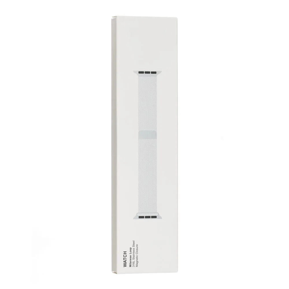 Ремінець для Apple Watch Milanese Loop 42/44/45/49 mm Silver Колір Steel