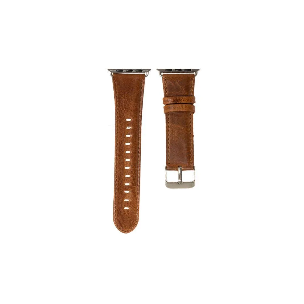 Ремінець для Apple Watch Luxuary Leather Band 42/44/45/49 mm Колір Чорний