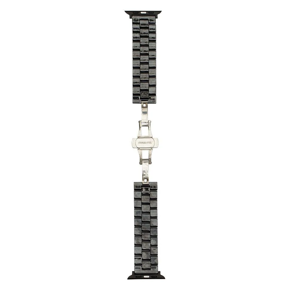 Ремінець для Apple Watch Ceramic 3-Bead 42/44/45/49 mm Колір Чорний