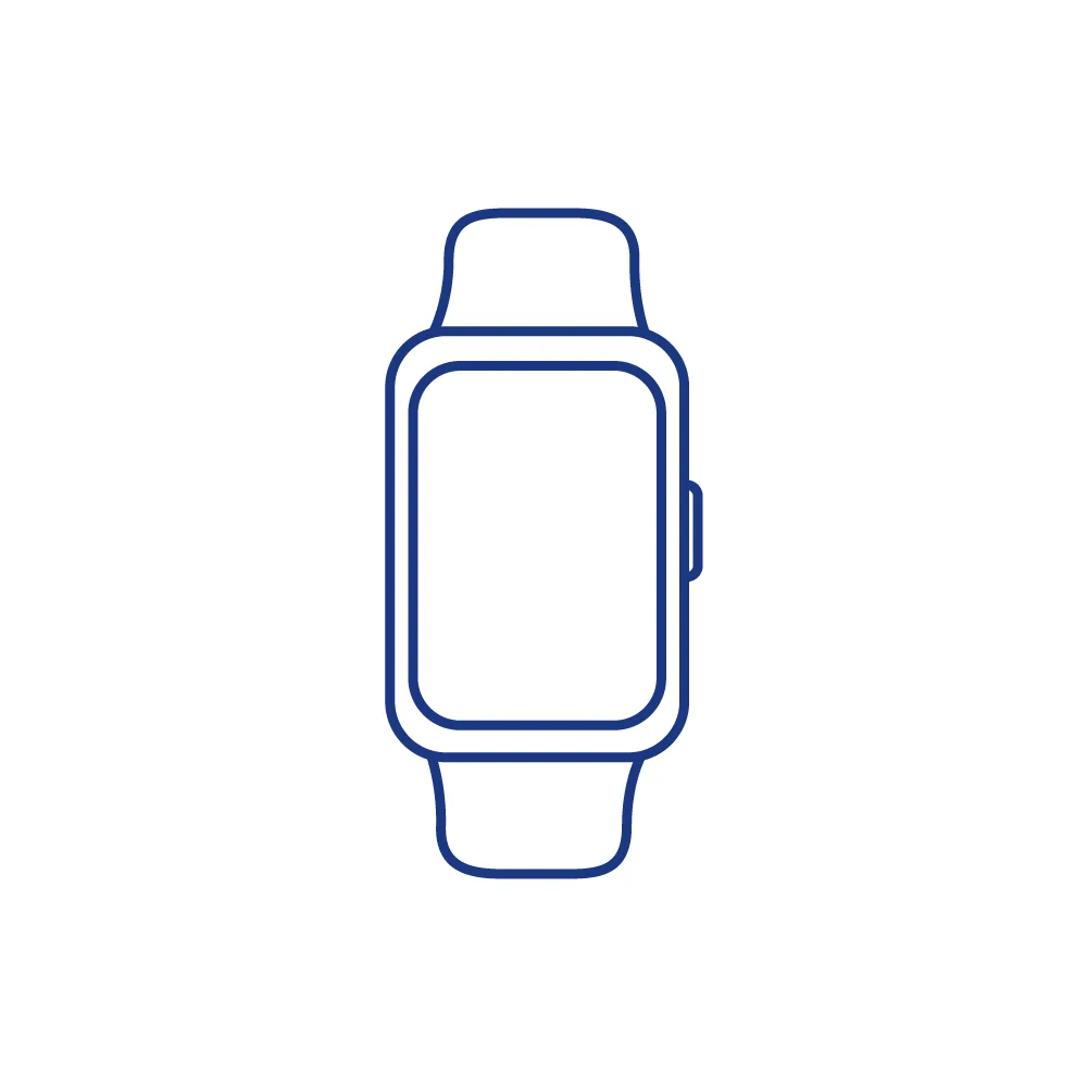 Ремінець для Xiaomi Mi Band 2 Original Design Колір Чорний Мат