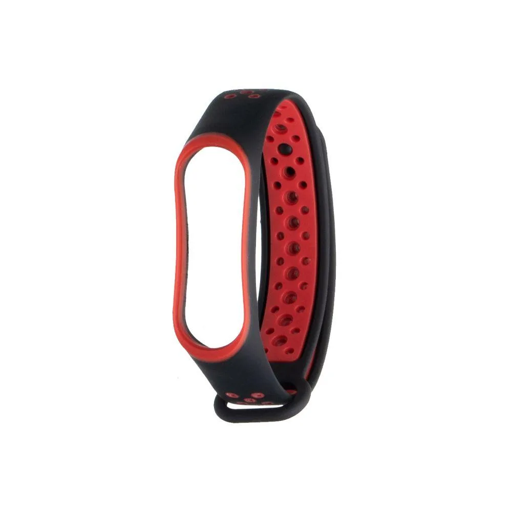 Ремінець для Xiaomi Mi Band 3 / 4 Nike Колір Чорно-Синій
