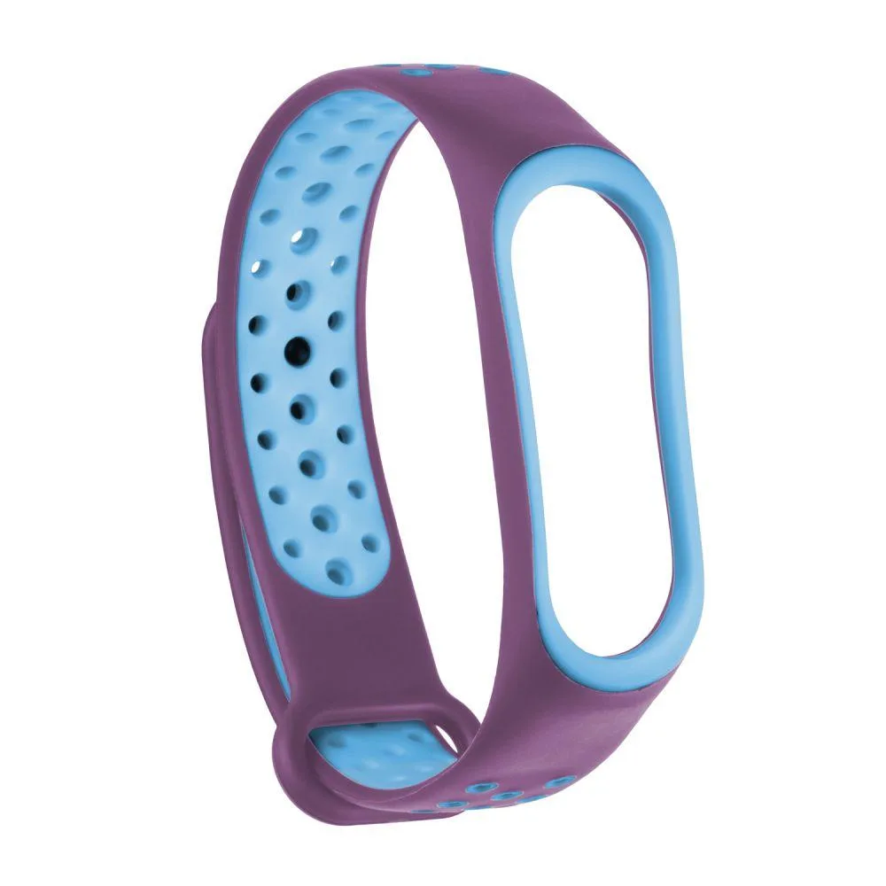 Ремінець для Xiaomi Mi Band 3 / 4 Nike Колір Чорно-сірий