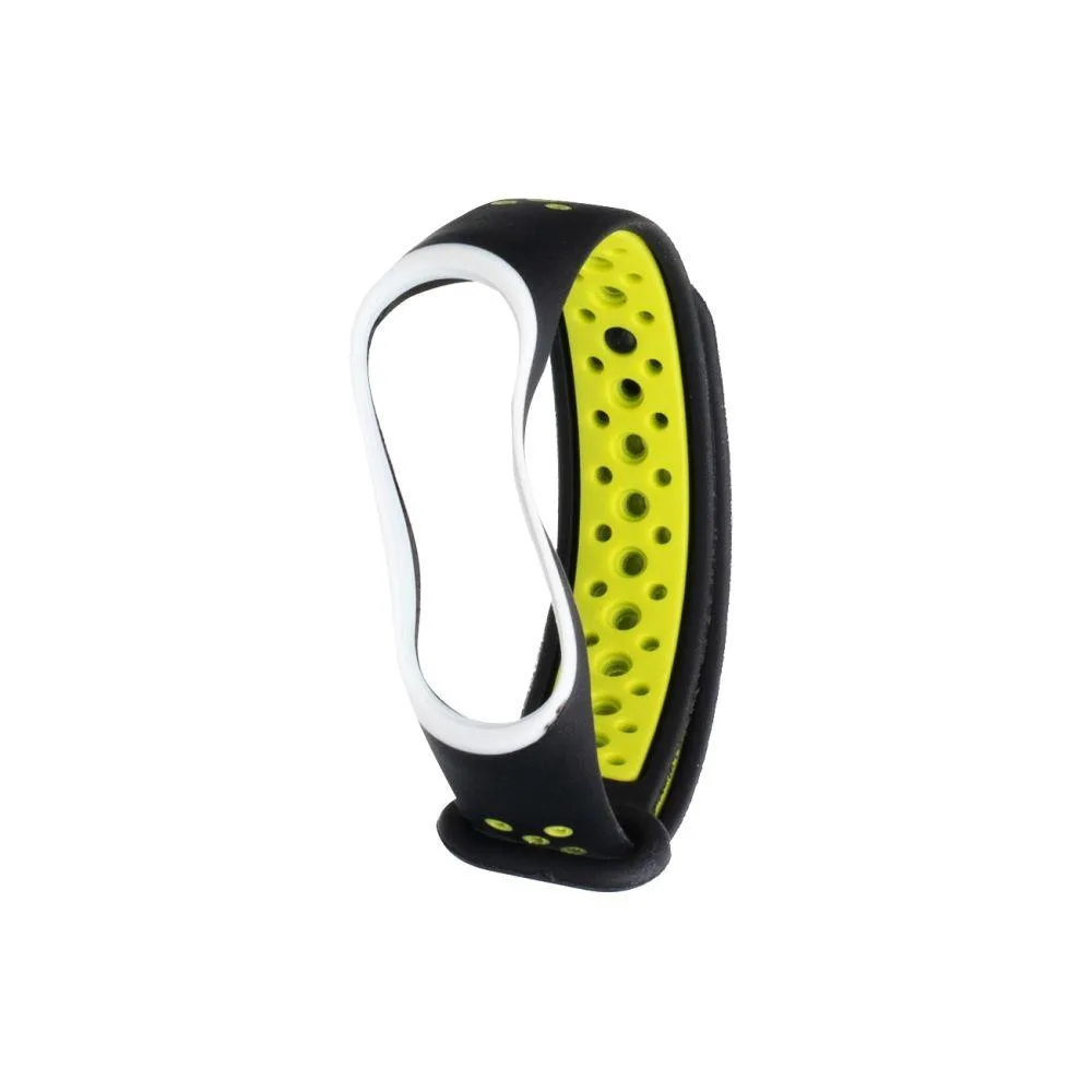 Ремінець для Xiaomi Mi Band 3 / 4 Nike Колір Чорно-сірий