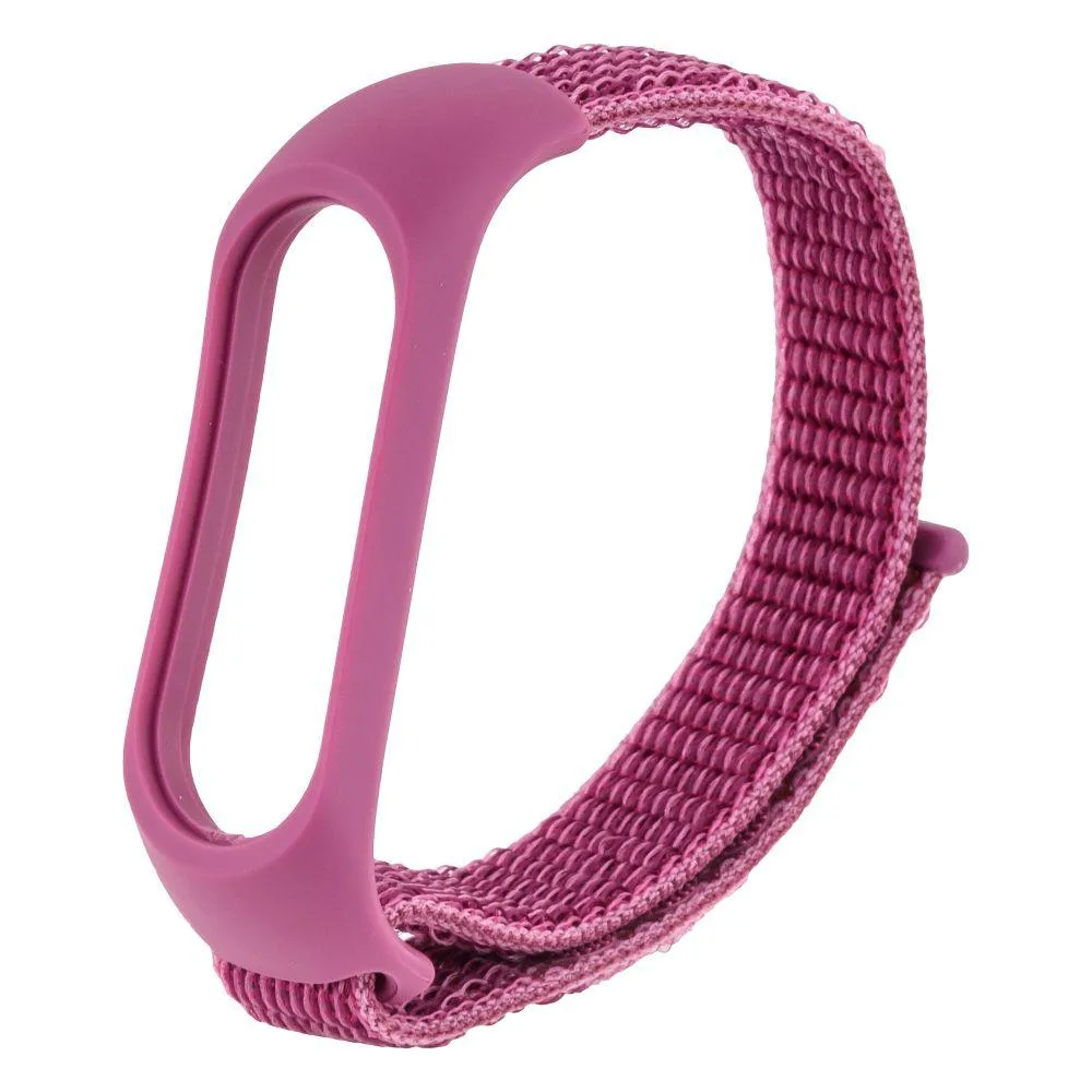 Ремінець для Xiaomi Mi Band 5 Nylon Колір Чорний