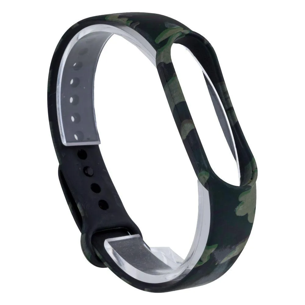 Ремінець для Xiaomi Mi Band 5 / 6 Pattern Колір Піксель Сірий