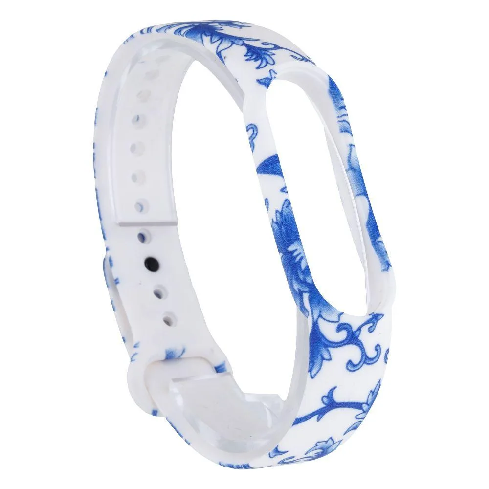 Ремінець для Xiaomi Mi Band 5 / 6 Pattern Колір Хакі Темно-Сірий
