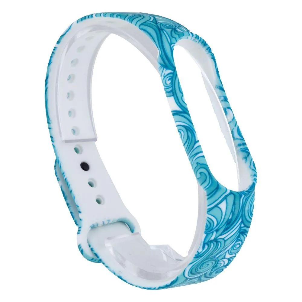 Ремінець для Xiaomi Mi Band 5 / 6 Pattern Колір Хакі Темно-Сірий