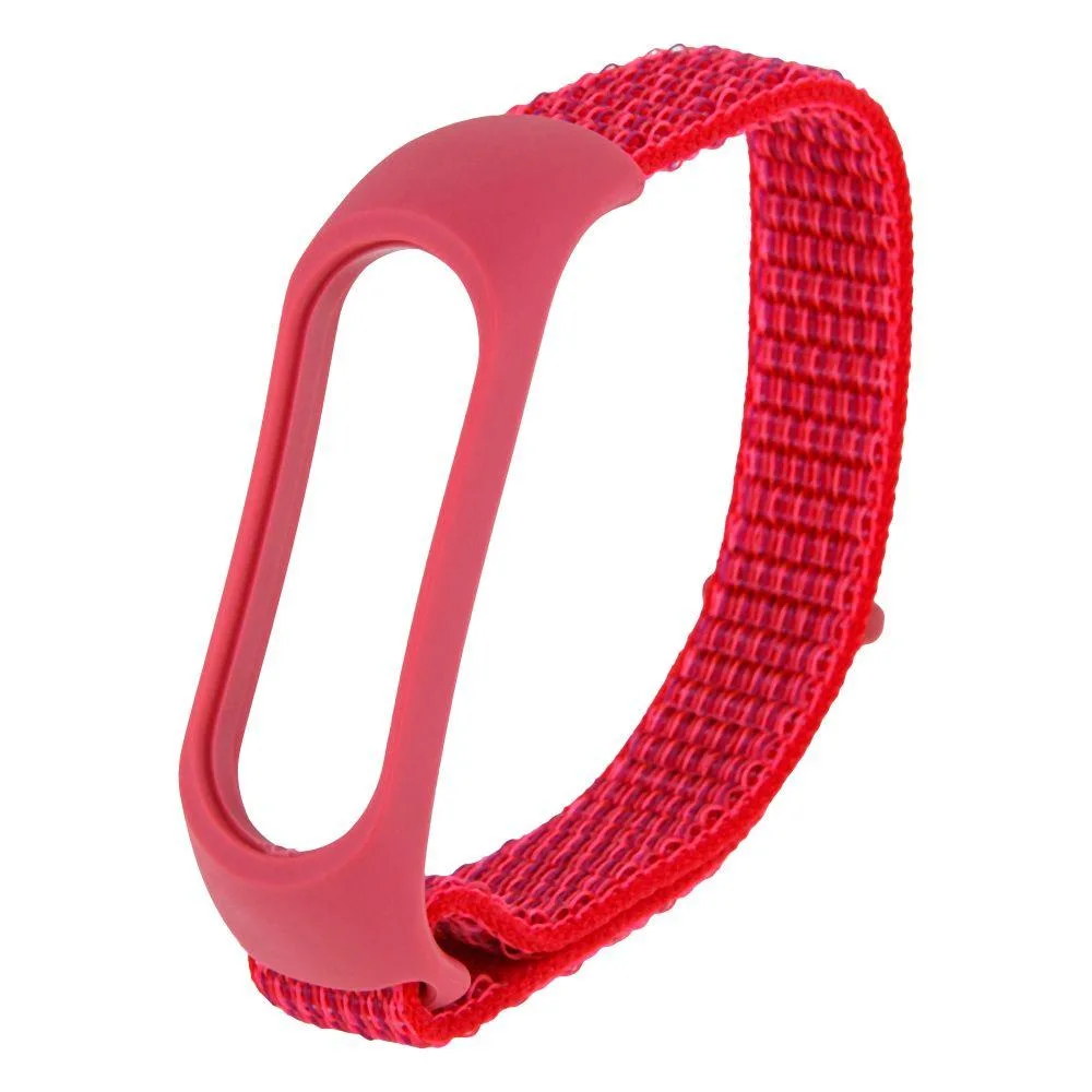 Ремінець для Xiaomi Mi Band 4 / 5 / 6 Nylon Колір Бiрюзово-Жовтий