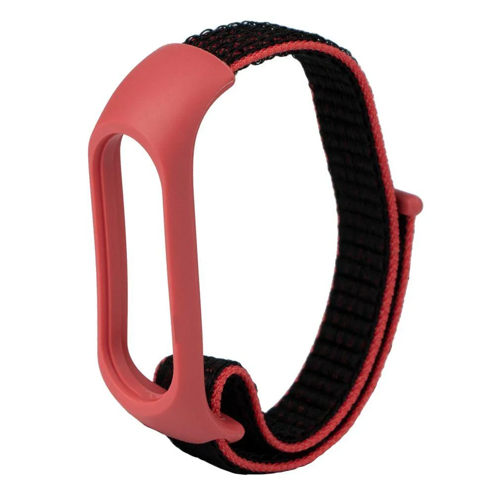 Ремінець для Xiaomi Mi Band 4 / 5 / 6 Nylon Колір Синьо-Жовтий