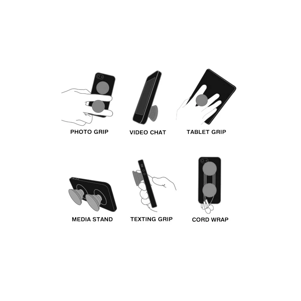 Попсокет 3D AIR Gummy Star для телефону, рожевий тримач-підставка