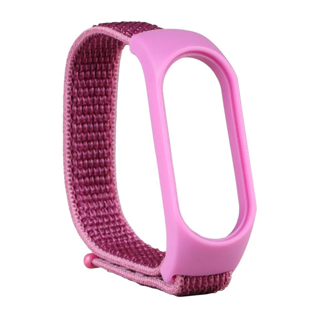 Ремінець для Xiaomi Mi Band 5 / 6 Nylon Колір Gray/White