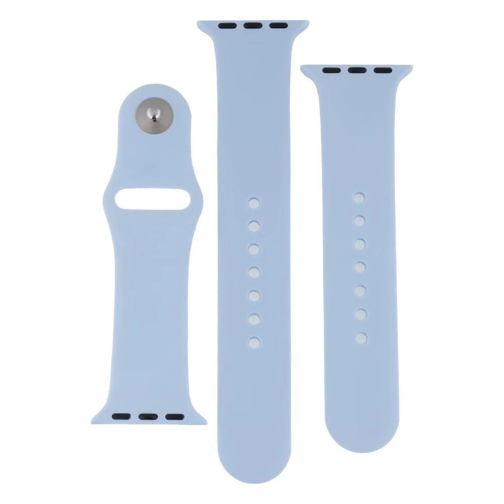 Ремінець для Apple Watch Band Silicone Two-Piece 38/40/41 mm Колір 23, Рожевий песок
