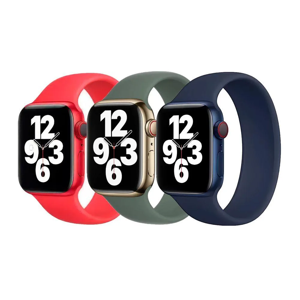 Ремінець для Apple Watch Band Silicone Mono Size 38/40mm M Колір White