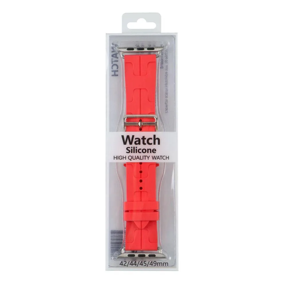 Ремінець для Apple Watch Hermes 42/44/45/49 mm Колір Orange