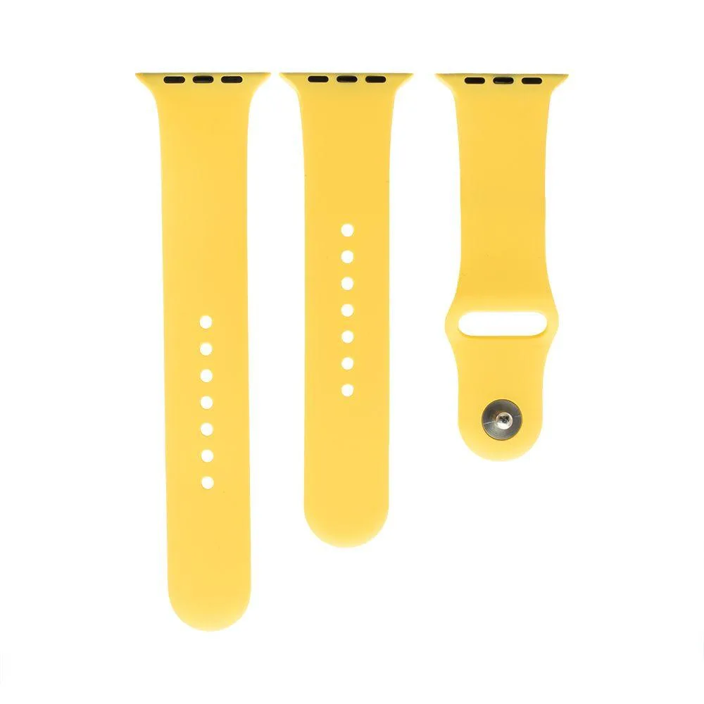 Ремінець для Apple Watch Band Silicone Two-Piece 42/44/45/49 mm Колір 03, Светло-зелёный