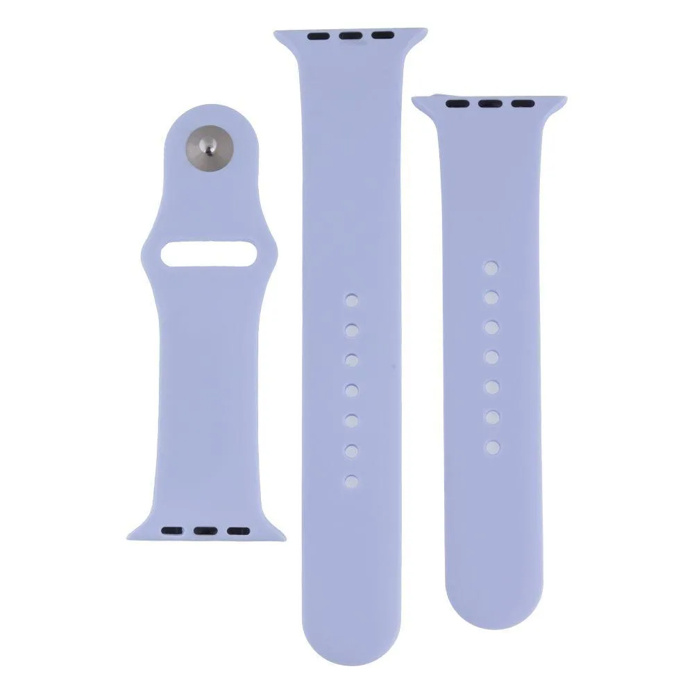 Ремінець для Apple Watch Band Silicone Two-Piece 42/44/45/49 mm Колір 24, Морская волна