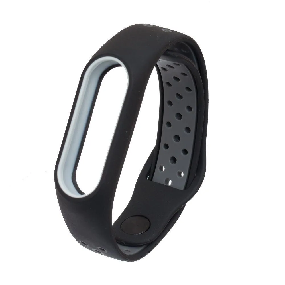 Ремінець для Xiaomi Mi Band 2 Nike Колір Чорно-Червоний
