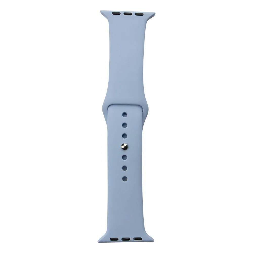 Ремінець для Apple Watch Band Silicone One-Piece Size-S 42/44/45/49 mm Колір 44.Shiny Blue