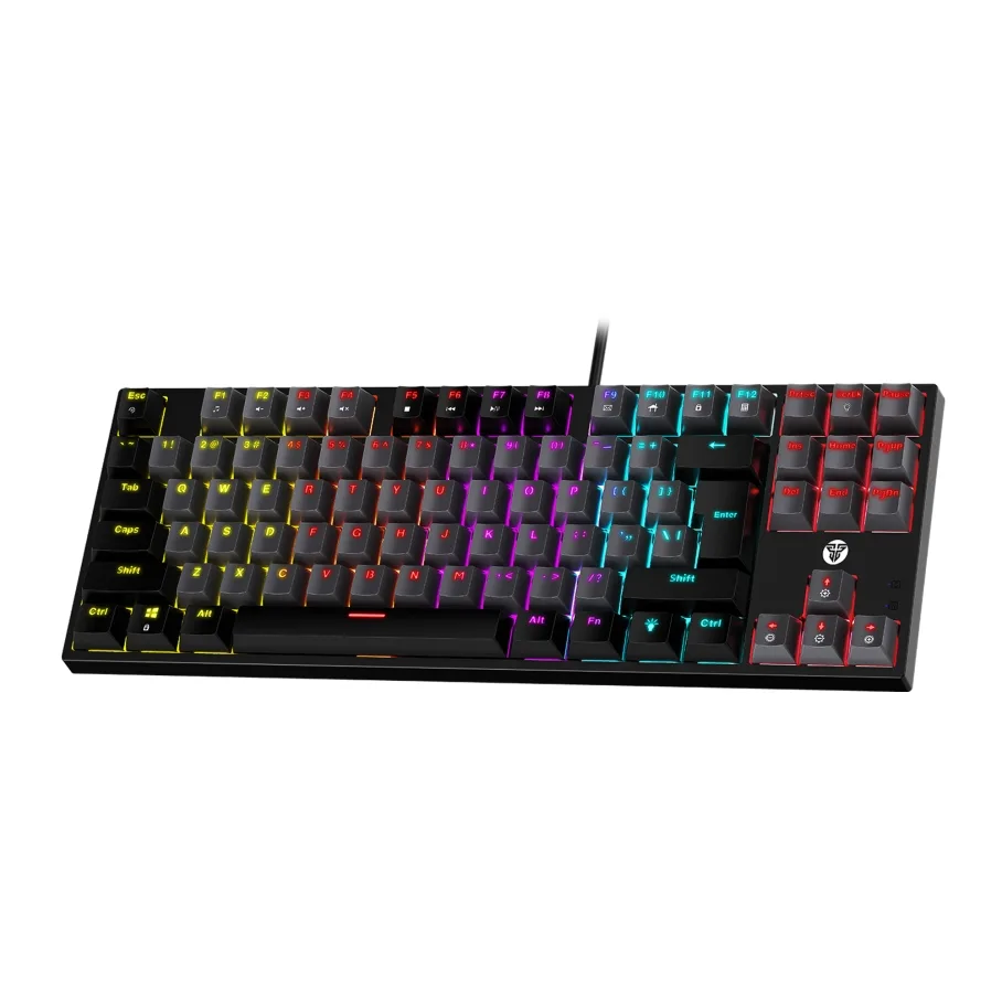 Клавіатура Ігрова Fantech ATOM87 MK876V2 SUMI Blue Switch Сiрий/Чорний