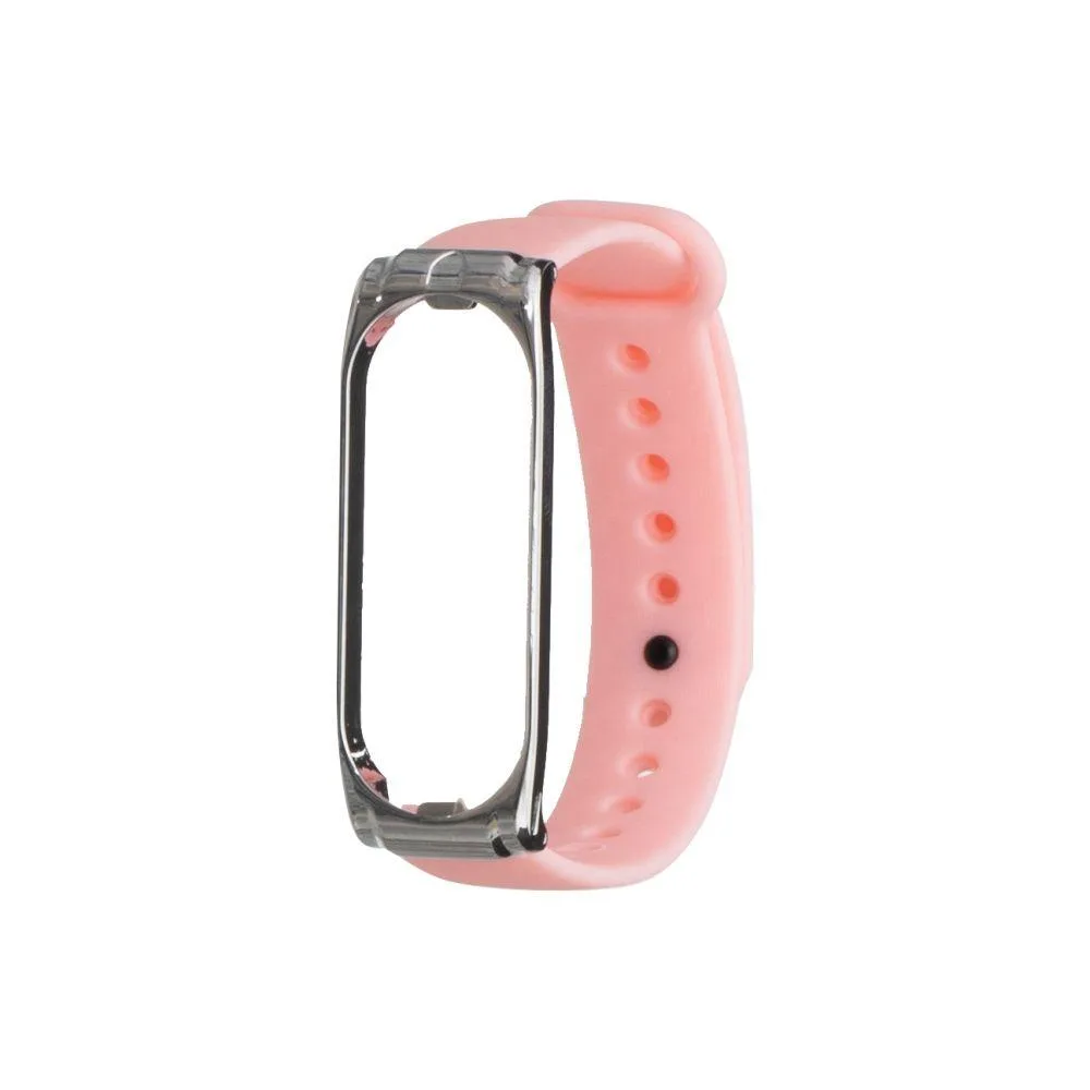 Ремінець для Xiaomi Mi Band 3 / 4 Ribbed Колір Бузковий