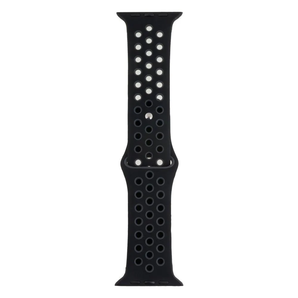Ремінець для Apple Watch Band Silicone Nike + Protect Case 44/49 mm Колір Black Green