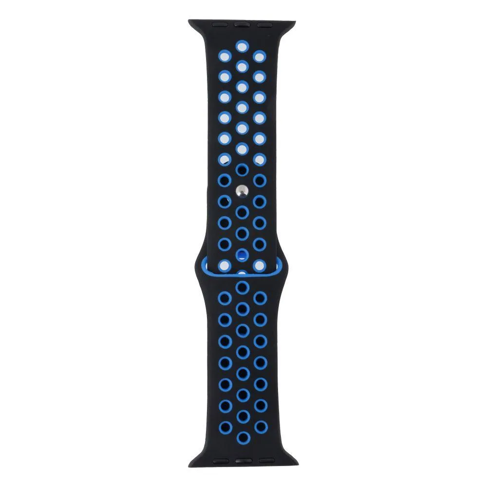 Ремінець для Apple Watch Band Silicone Nike + Protect Case 44/49 mm Колір Black Green