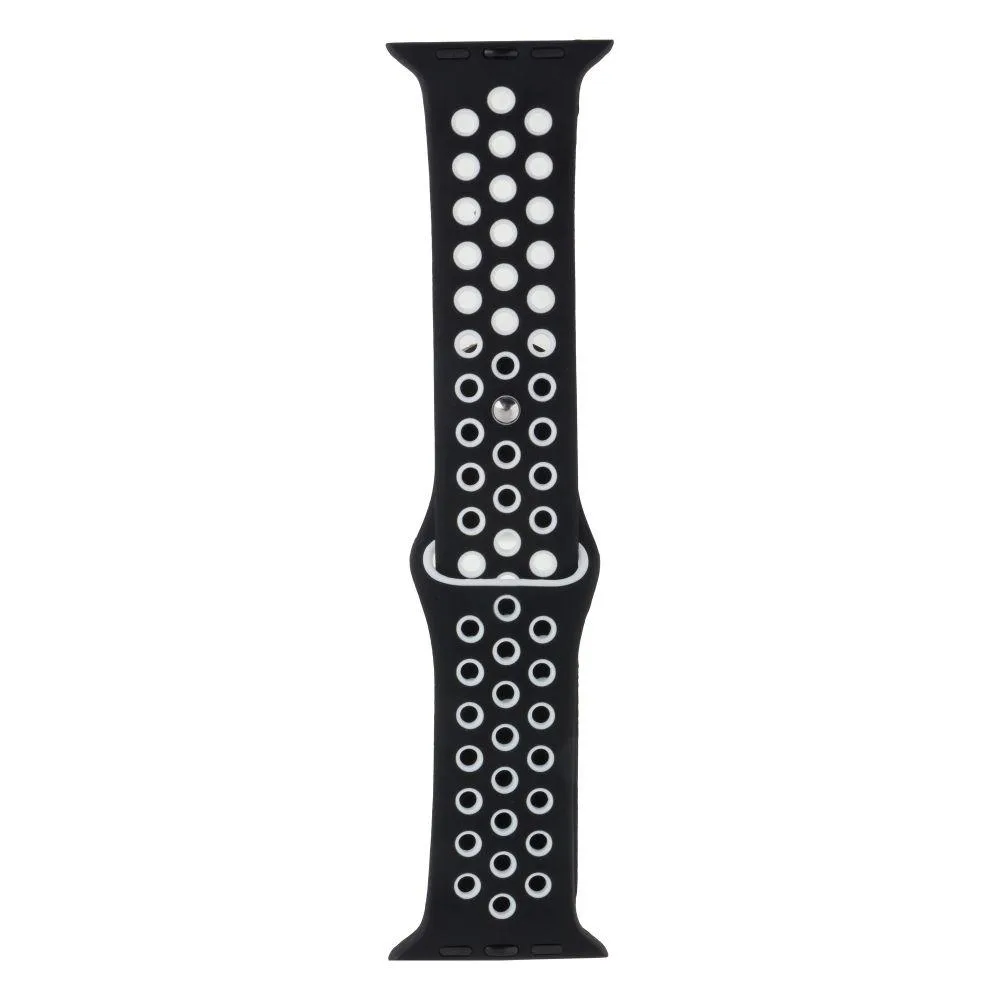 Ремінець для Apple Watch Band Silicone Nike + Protect Case 44/49 mm Колір White Rose