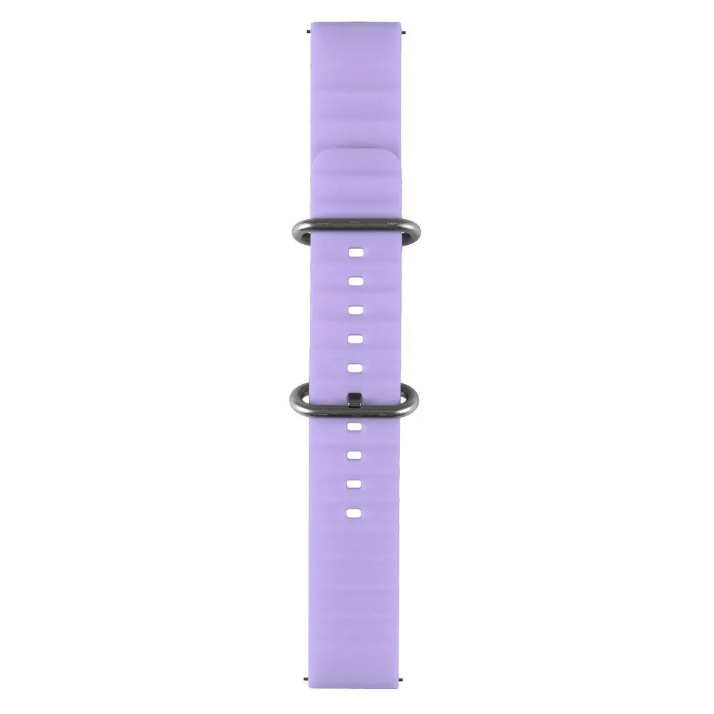 Ремінець Универс 22 mm Silicone для Samsung/Amazfit/Huawei Блистер Колір Червоний