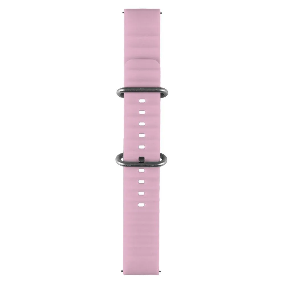 Ремінець Универс 22 mm Silicone для Samsung/Amazfit/Huawei Блистер Колір Світло-Фіолетовий