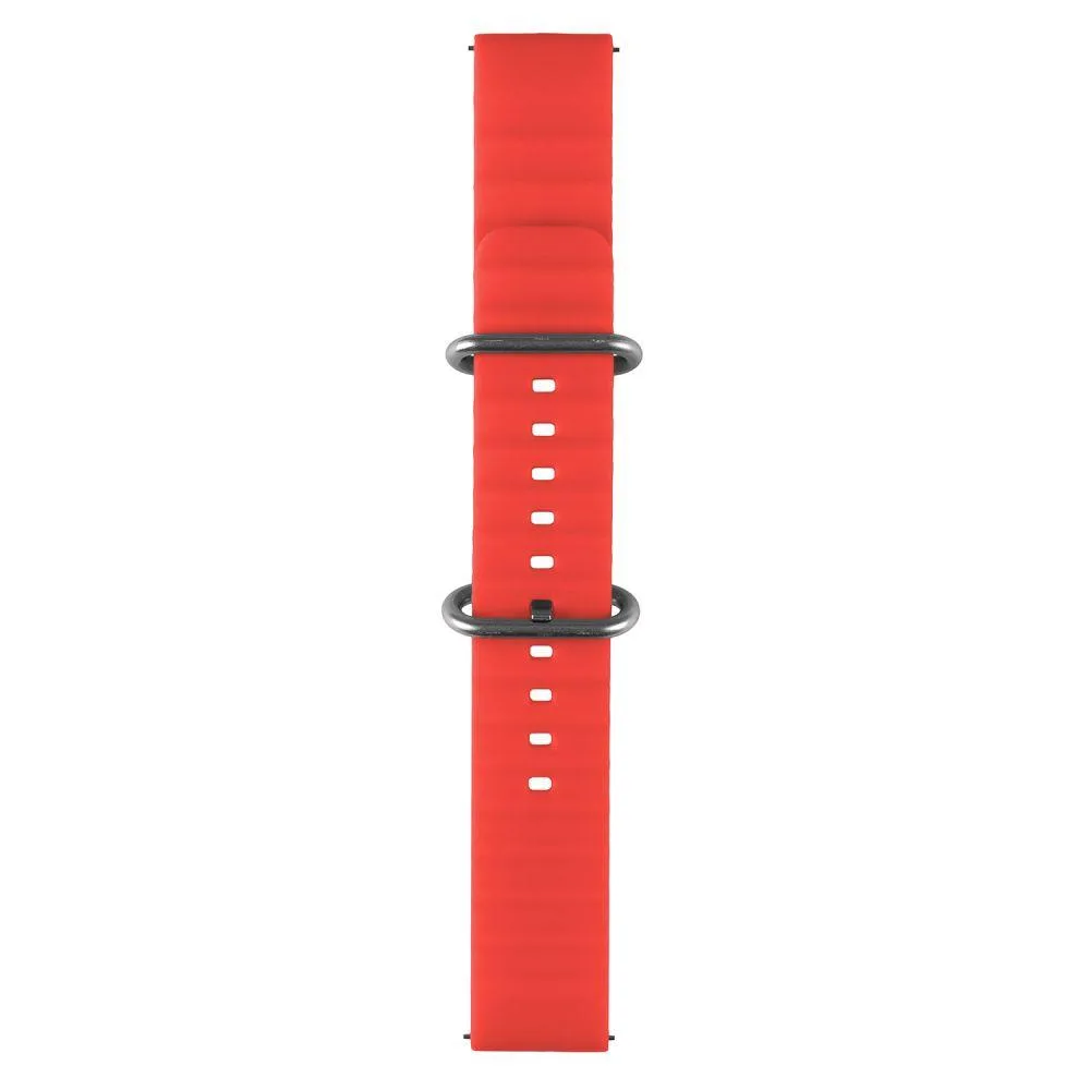 Ремінець Универс 20 mm Silicone для Samsung/Amazfit/Huawei Блистер Колір Темно-Синій