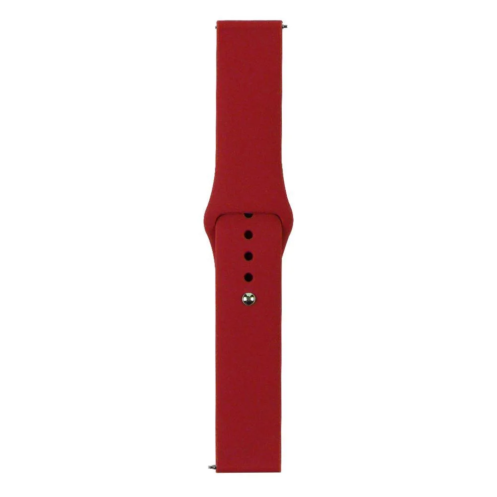 Ремінець Универс 20 mm Sport band для Samsung/Amazfit/Huawei Колір Red