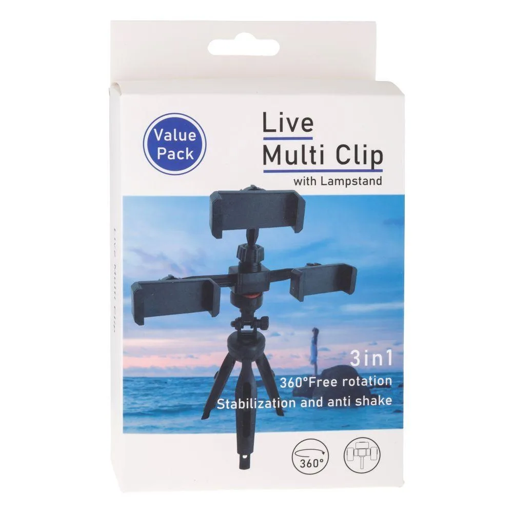 Штатив Multi Clip 30см Колір Чорний