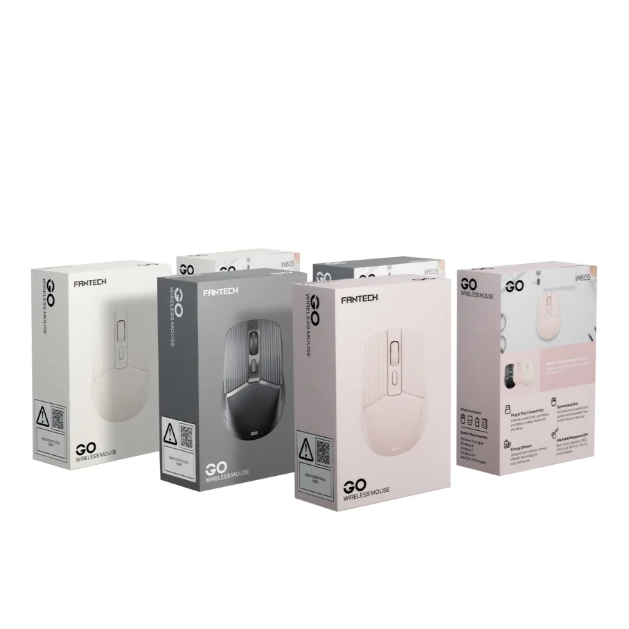 Бездротова Миша FANTECH GO W605 Бежевий