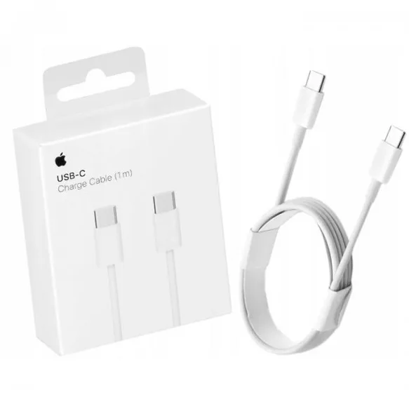 Кабель USB для Apple Type-C to Type-C 1:1 Бiлий