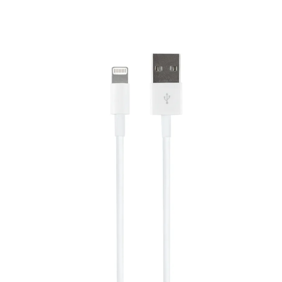 Кабель USB для Apple Lightning 1m 1:1 Білий